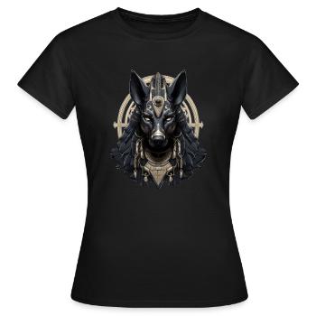 Ägypten Ägypten Isis Pharaonen Pharaonen Pyramide Afrika - Frauen T-Shirt - Schwarz - Vorne - AI Model Female 172 dark (172cm)