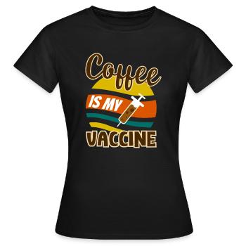 Kaffee Cappuccino Latte Macchiato Coffee - Frauen T-Shirt - Schwarz - Vorne - AI Model Female 172 dark (172cm)