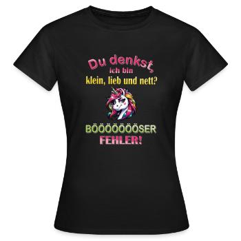 Lustiger Spruch für coole Mädchen - Frauen T-Shirt - Schwarz - Vorne - AI Model Female 172 dark (172cm)