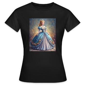 Royal elegance - Women's T-Shirt - black - Front - AI Model Female 172 dark (172cm)