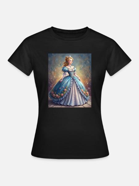 Königliche Eleganz - Frauen T-Shirt - Schwarz