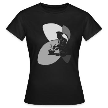 Cuisinier Cuisinier - T-shirt Femme - noir - Devant - AI Model Female 172 dark (172cm)