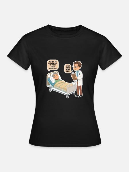 Nervös - Frauen T-Shirt - Schwarz