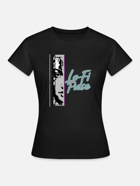 lofi2 - Frauen T-Shirt - Schwarz