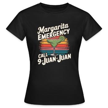 Spaßiger Cocktail-Spruch - Frauen T-Shirt - Schwarz - Vorne - AI Model Female 172 dark (172cm)