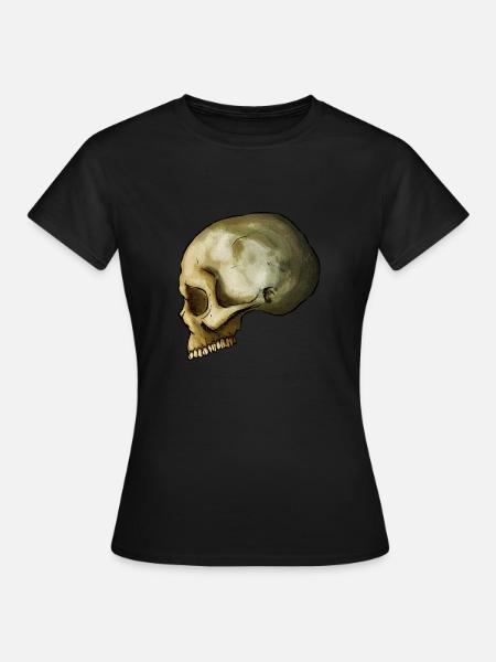 Crâne 2 - T-shirt Femme - noir