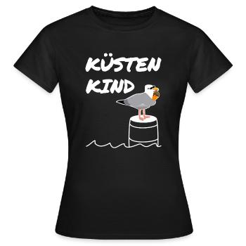 Kuesten Kind - Frauen T-Shirt - Schwarz - Vorne - AI Model Female 172 dark (172cm)