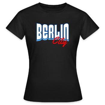 Ville de Berlin - T-shirt Femme - noir - Devant - AI Model Female 172 dark (172cm)