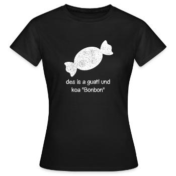 Bavière - T-shirt Femme - noir - Devant - AI Model Female 172 dark (172cm)