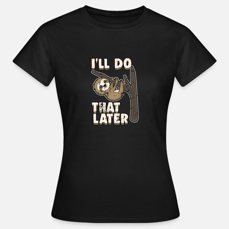 sloth - Women's T-Shirt - black