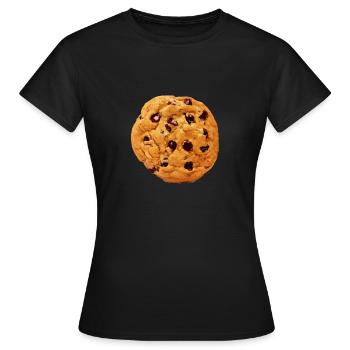 biscuit biscuit - T-shirt Femme - noir - Devant - AI Model Female 172 dark (172cm)