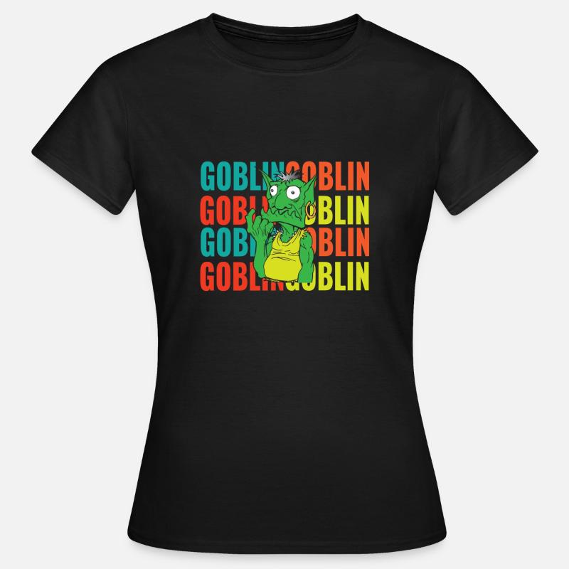 Retro goblin - Women's T-Shirt - black