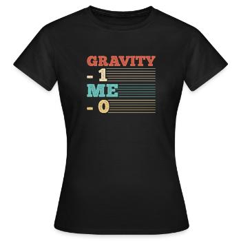Gebrochener Arm Spruch - Fraktur Gipsarm - Frauen T-Shirt - Schwarz - Vorne - AI Model Female 172 dark (172cm)