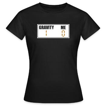 Gebrochener Arm Spruch - Fraktur Gipsarm - Frauen T-Shirt - Schwarz - Vorne - AI Model Female 172 dark (172cm)