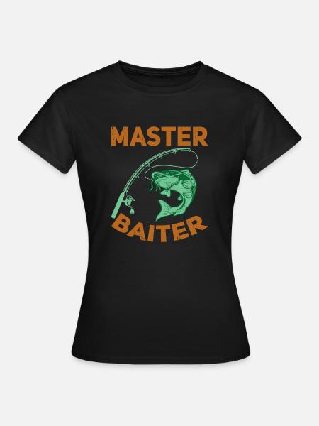 Master Baiter - Wels Catfish Hunter - Frauen T-Shirt - Schwarz