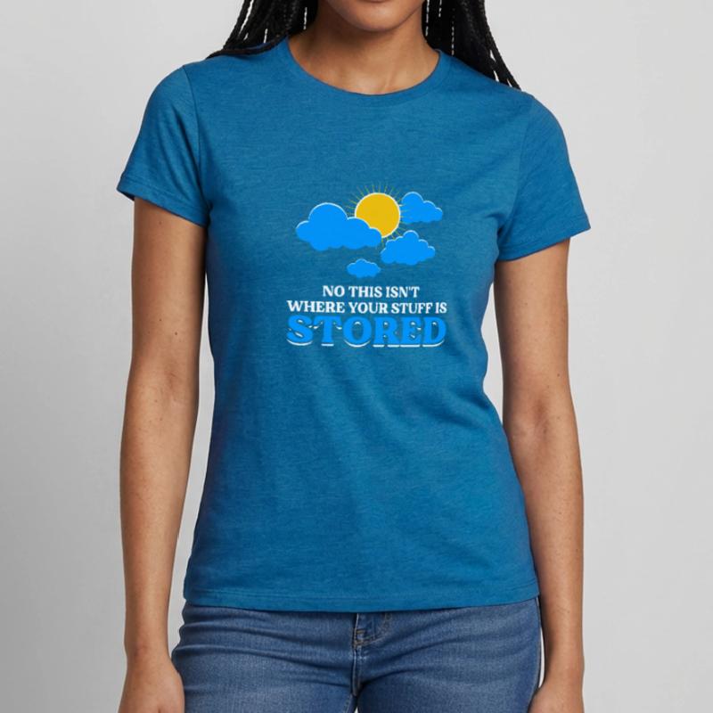 Cloud Computing Informatik Computer Programmierer Frauen T-Shirt