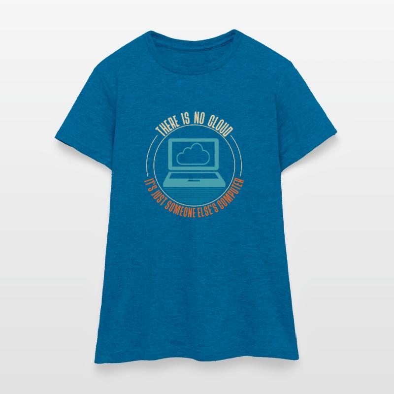 Cloud Computing Informatik Programmierung Frauen T-Shirt