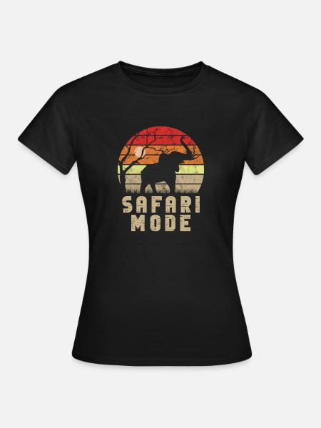 Safari Mode - African Safari Adventures - T-shirt Femme - noir