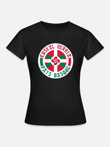 Pays Basque - T-shirt Femme - noir