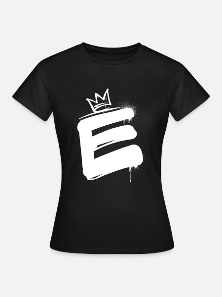 E - Frauen T-Shirt - Schwarz