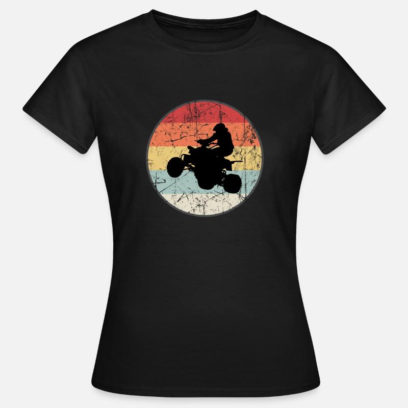 ATV quad retro - Women's T-Shirt - black