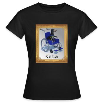 Keta Rave Drogen Raver Musik Techno Festival Party - Frauen T-Shirt - Schwarz - Vorne - AI Model Female 172 dark (172cm)