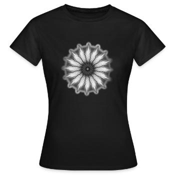 Illusion - Frauen T-Shirt - Schwarz - Vorne - AI Model Female 172 dark (172cm)