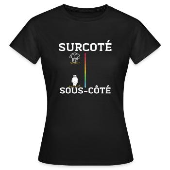 Surcoté Six pack Sous côté Six MacDo - T-shirt Femme - noir - Devant - AI Model Female 172 dark (172cm)