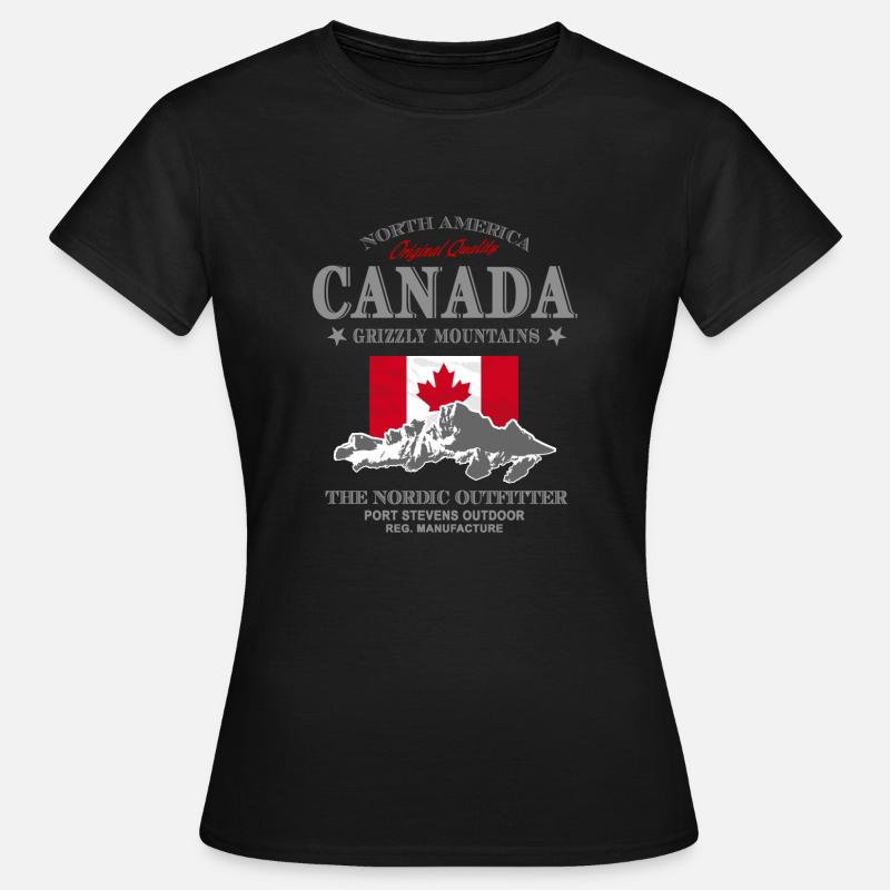 Kanada - Maple Leaf - Canada - Women's T-Shirt - black