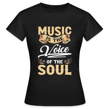 Musicien de rue Instrument de ville Musicien Artiste - T-shirt Femme - noir - Devant - AI Model Female 172 dark (172cm)