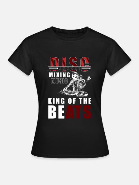 DJ Techno Party Rave - T-shirt Femme - noir