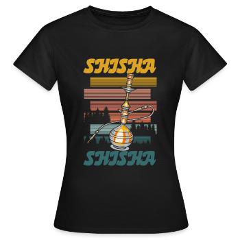 Sisha Dampf Chillig Orient - Frauen T-Shirt - Schwarz - Vorne - AI Model Female 172 dark (172cm)