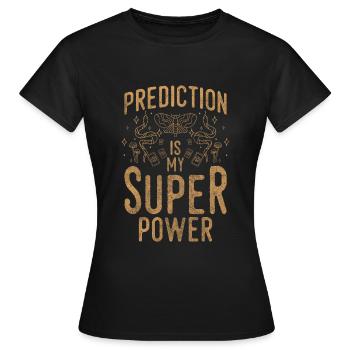 Lecteur spirituel de tarot psychique - T-shirt Femme - noir - Devant - AI Model Female 172 dark (172cm)