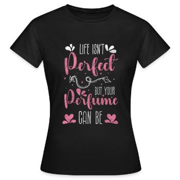 Parfum Beauté Soins Parfums - T-shirt Femme - noir - Devant - AI Model Female 172 dark (172cm)