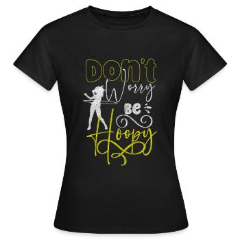 Hula Hooper Fitness Entraînement Sports matures - T-shirt Femme - noir - Devant - AI Model Female 172 dark (172cm)