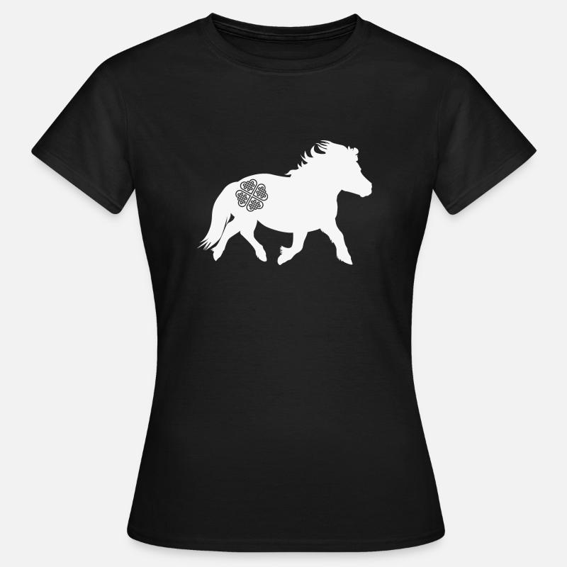 Shetty Pony - Frauen T-Shirt - Schwarz
