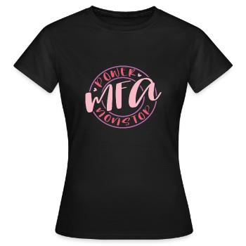Assistant médical MFA Power - T-shirt Femme - noir - Devant - AI Model Female 172 dark (172cm)