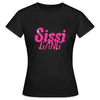 Sisters Partner Look - Sissi Gang - Sisters - Women's T-Shirt - black - Front - AI Model Female 172 dark (172cm)
