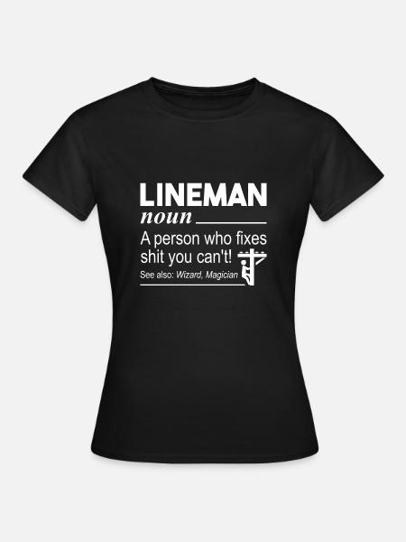 High Voltage Electrician Power Grid - Women's T-Shirt - black