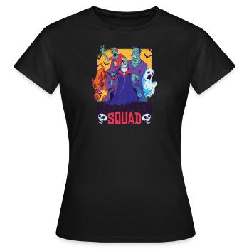Halloween squad! - Frauen T-Shirt - Schwarz - Vorne - AI Model Female 172 dark (172cm)