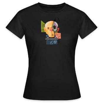 Pablo - Frauen T-Shirt - Schwarz - Vorne - AI Model Female 172 dark (172cm)