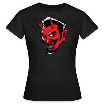 Diables - T-shirt Femme - noir - Devant - AI Model Female 172 dark (172cm)