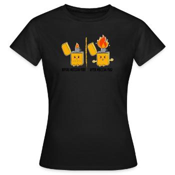 Briquet Idée Cadeau Mexico Sharp Food - T-shirt Femme - noir - Devant - AI Model Female 172 dark (172cm)