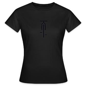 Bicycle Bike Bicyclette Cycling Sport Gift - Women's T-Shirt - black - Front - AI Model Female 172 dark (172cm)