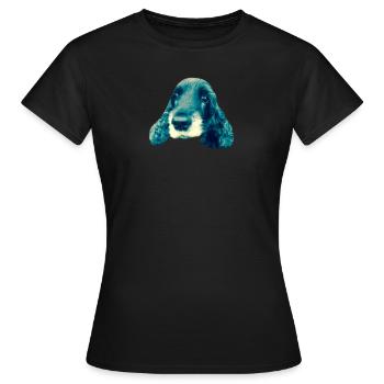 Cocker Spaniel - Women's T-Shirt - black - Front - AI Model Female 172 dark (172cm)