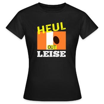 Tennis - Heul leise - Frauen T-Shirt - Schwarz - Vorne - AI Model Female 172 dark (172cm)