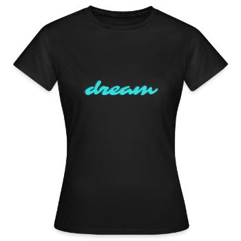 verträumt - Frauen T-Shirt - Schwarz - Vorne - AI Model Female 172 dark (172cm)