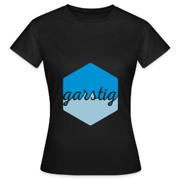 garstig logo mies böse - Frauen T-Shirt - Schwarz - Vorne - AI Model Female 172 dark (172cm)