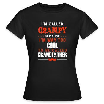 To Be Called Grandfather - Women's T-Shirt - black - Front - AI Model Female 172 dark (172cm)