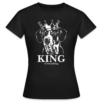 Entlebucher Sennenhund King of everything Hunde - Frauen T-Shirt - Schwarz - Vorne - AI Model Female 172 dark (172cm)